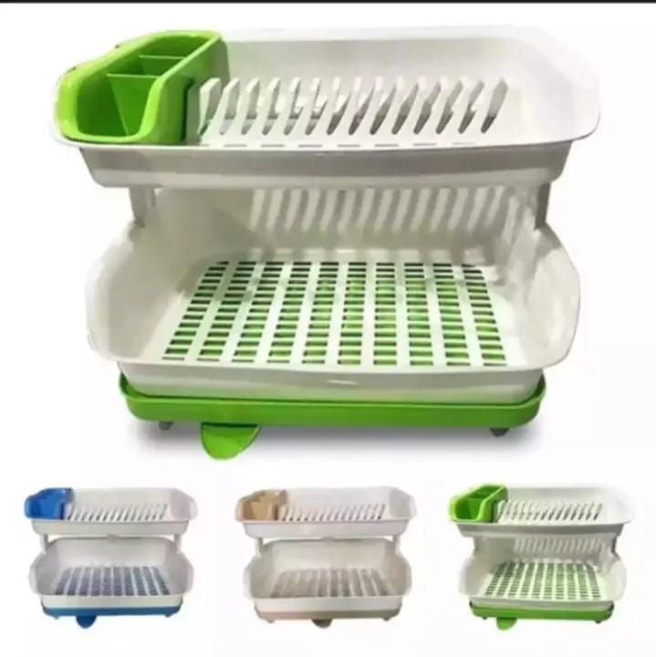 Kitchen Master Plastic Plate Rack with Tray