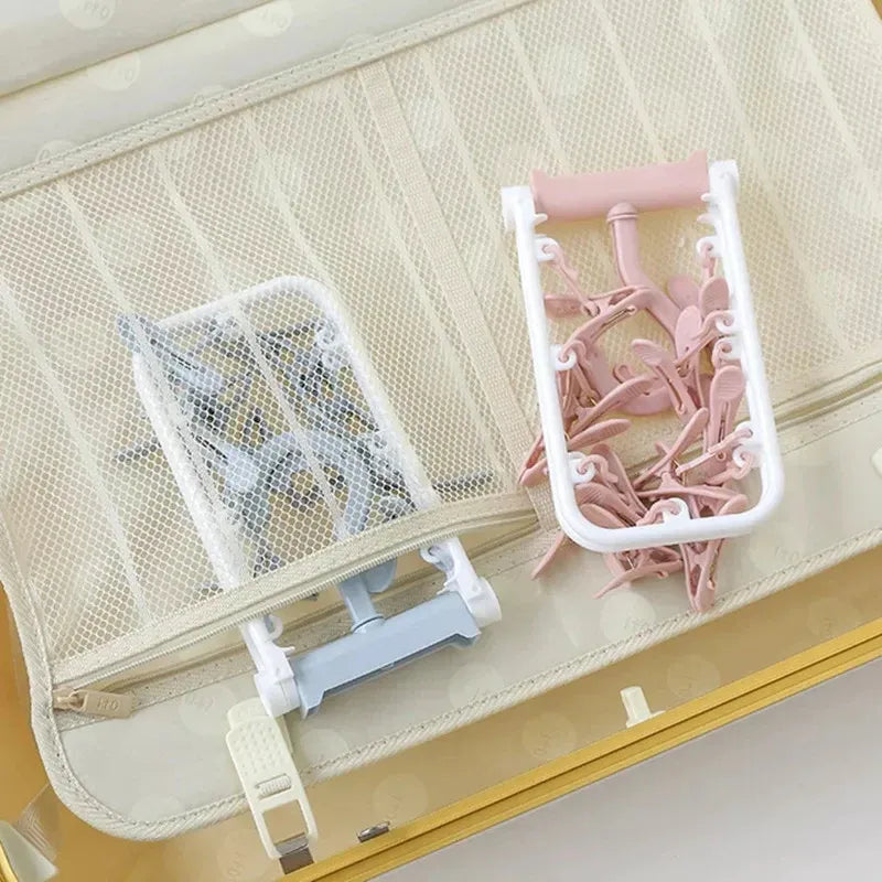 Foldable Laundry Drying Hanger with Multi Clips view 6 - Nexusmart Pakistan
