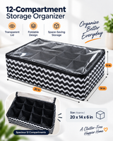 12 compartment storage organizer
