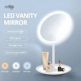 3-Mode Rechargeable LED Makeup Mirror with Stand