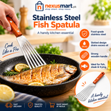Stainless Steel Fish Spatula – Cooking Turner for Fish & Everyday Kitchen Use
