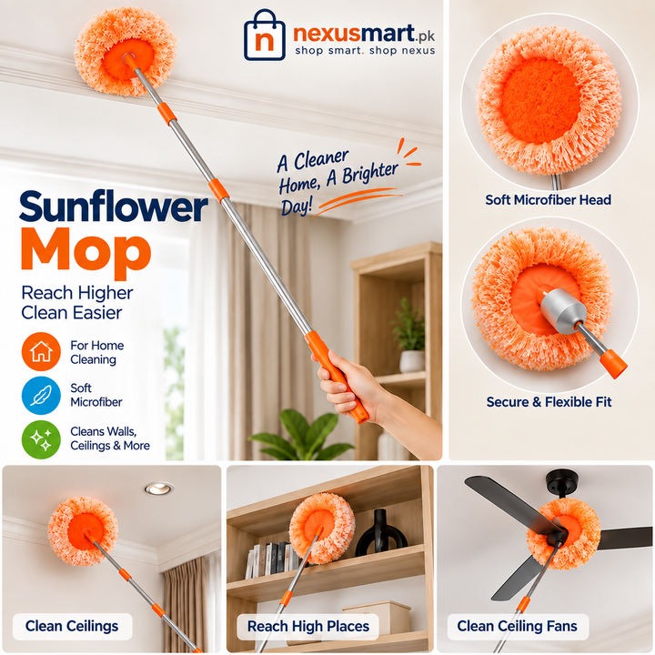 Sunflower mop – Decorative Household Cleaning Mop