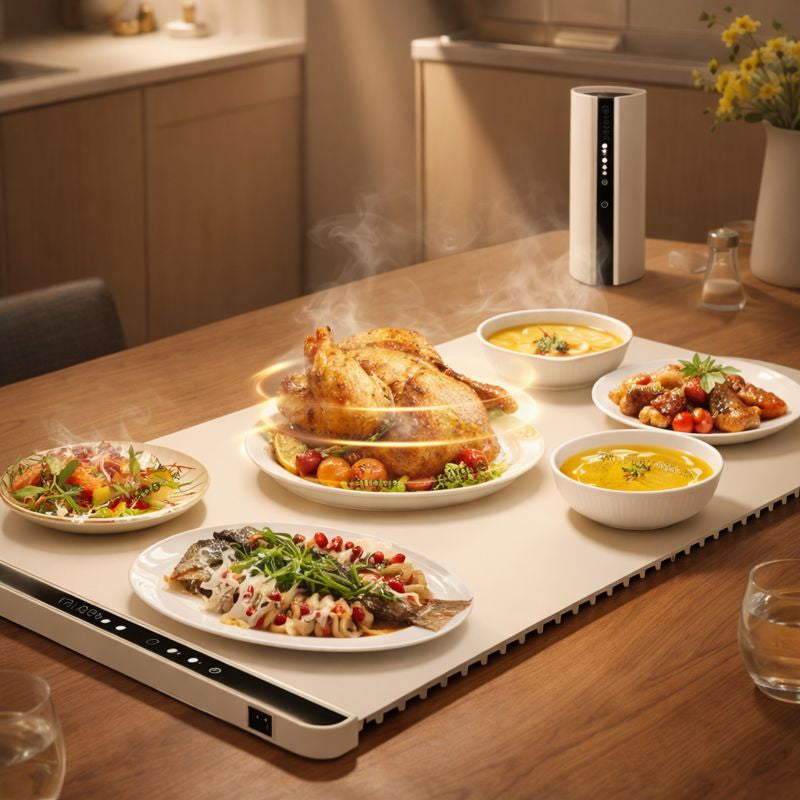 Electric Food Warmer Plate – Fast Heating Foldable Mat