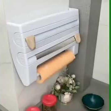 4in1 Paper Dispenser for Multi-Function Use - Towel, Napkin, Tissue, and Wrap Holder