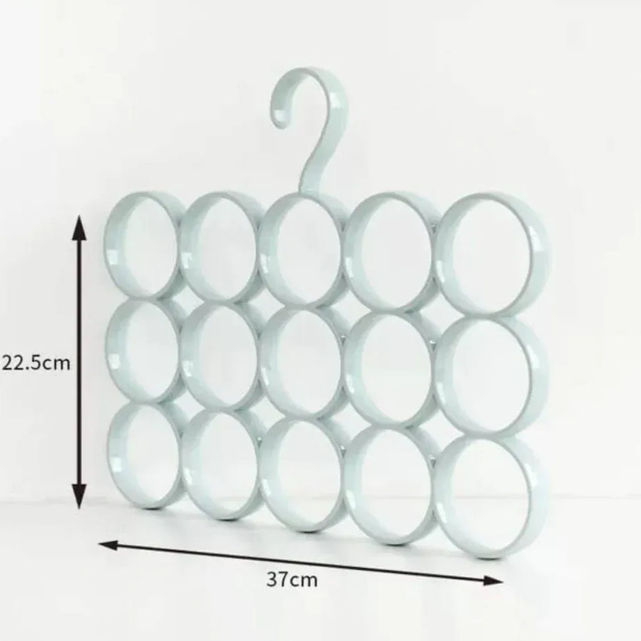 15-Holes Scarf Hanger Plastic Home Organization view 4 - Nexusmart Pakistan
