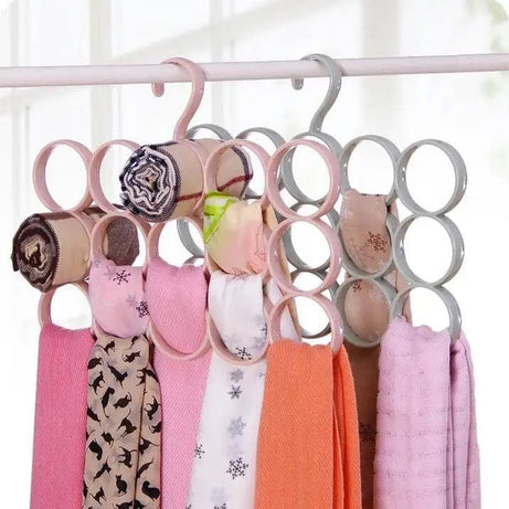 15-Holes Scarf Hanger Plastic Home Organization view 3 - Nexusmart Pakistan