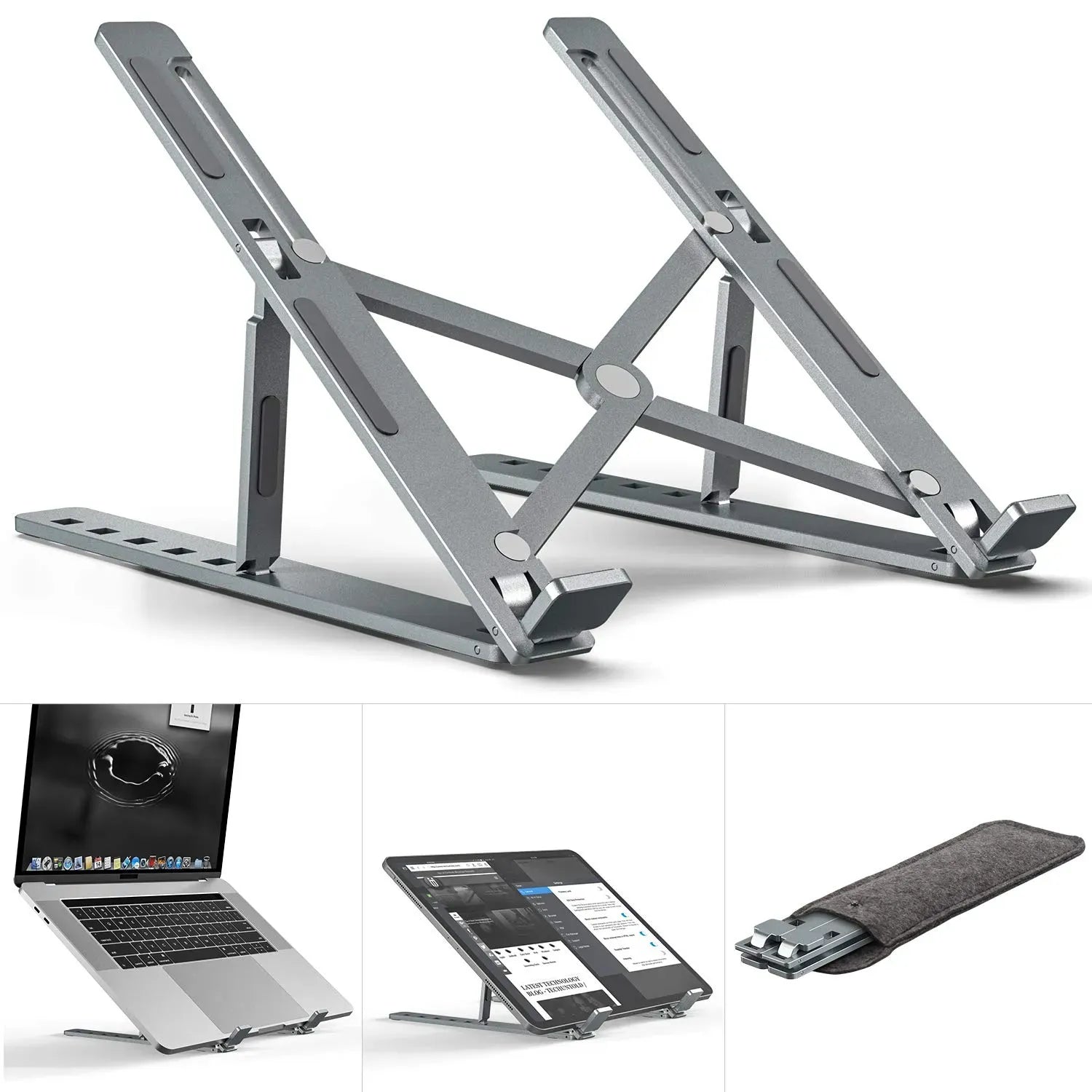 Portable Adjustable Laptop Stand Home & Kitchen Essentials view 5 - Nexusmart Pakistan
