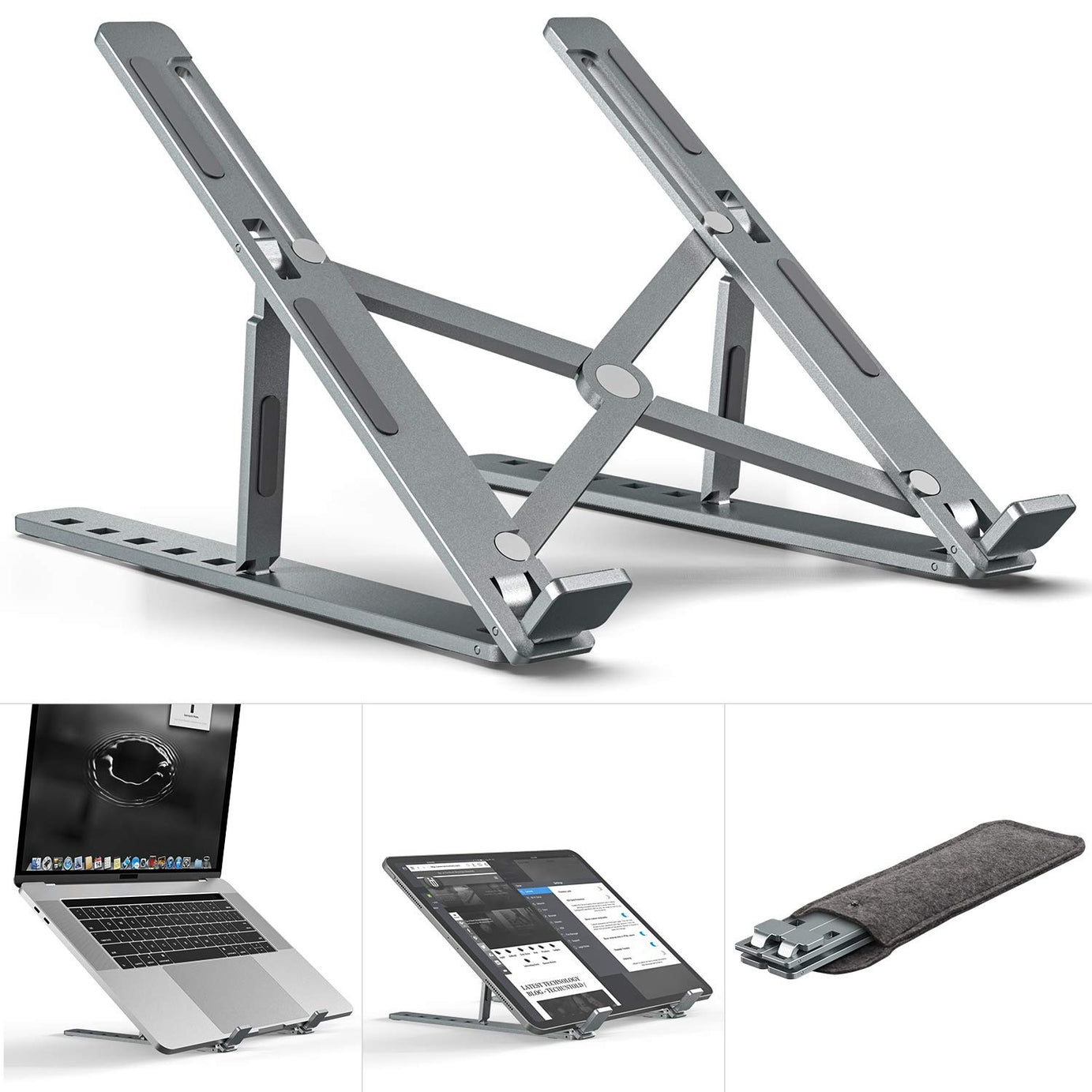Portable Adjustable Laptop Stand Home & Kitchen Essentials product image - Nexusmart Pakistan