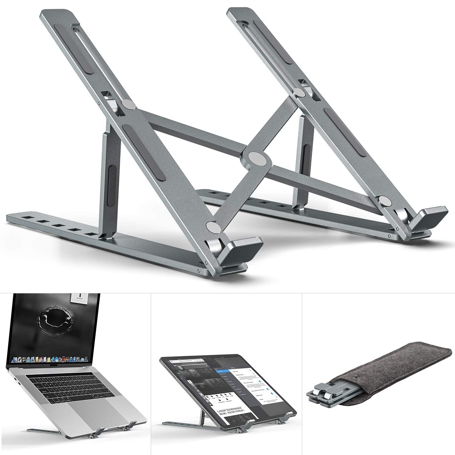 Portable Adjustable Laptop Stand Home & Kitchen Essentials product image - Nexusmart Pakistan