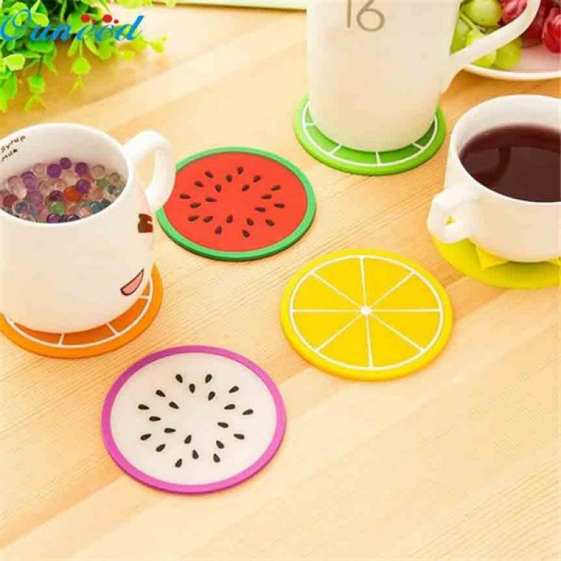 6 Pcs Silicone Fruit Mat Non-Slip Home Organization view 4 - Nexusmart Pakistan