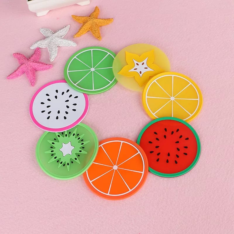 6 Pcs Silicone Fruit Mat Non-Slip Home Organization product image - Nexusmart Pakistan