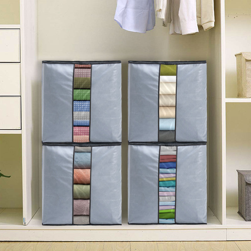 Blanket & Cloth Bag Grey Pack of 4 Home & Kitchen Essentials view 3 - Nexusmart Pakistan