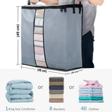 Blanket & Cloth Bag Grey Pack of 4 Home & Kitchen Essentials view 4 - Nexusmart Pakistan