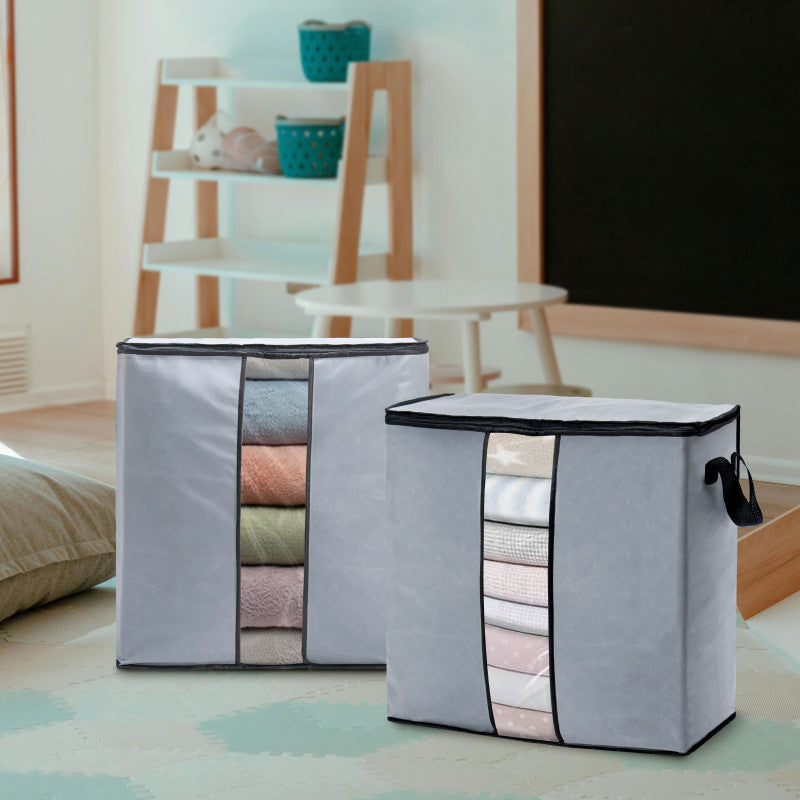 Blanket & Cloth Bag Grey Pack of 4 Home & Kitchen Essentials view 2 - Nexusmart Pakistan