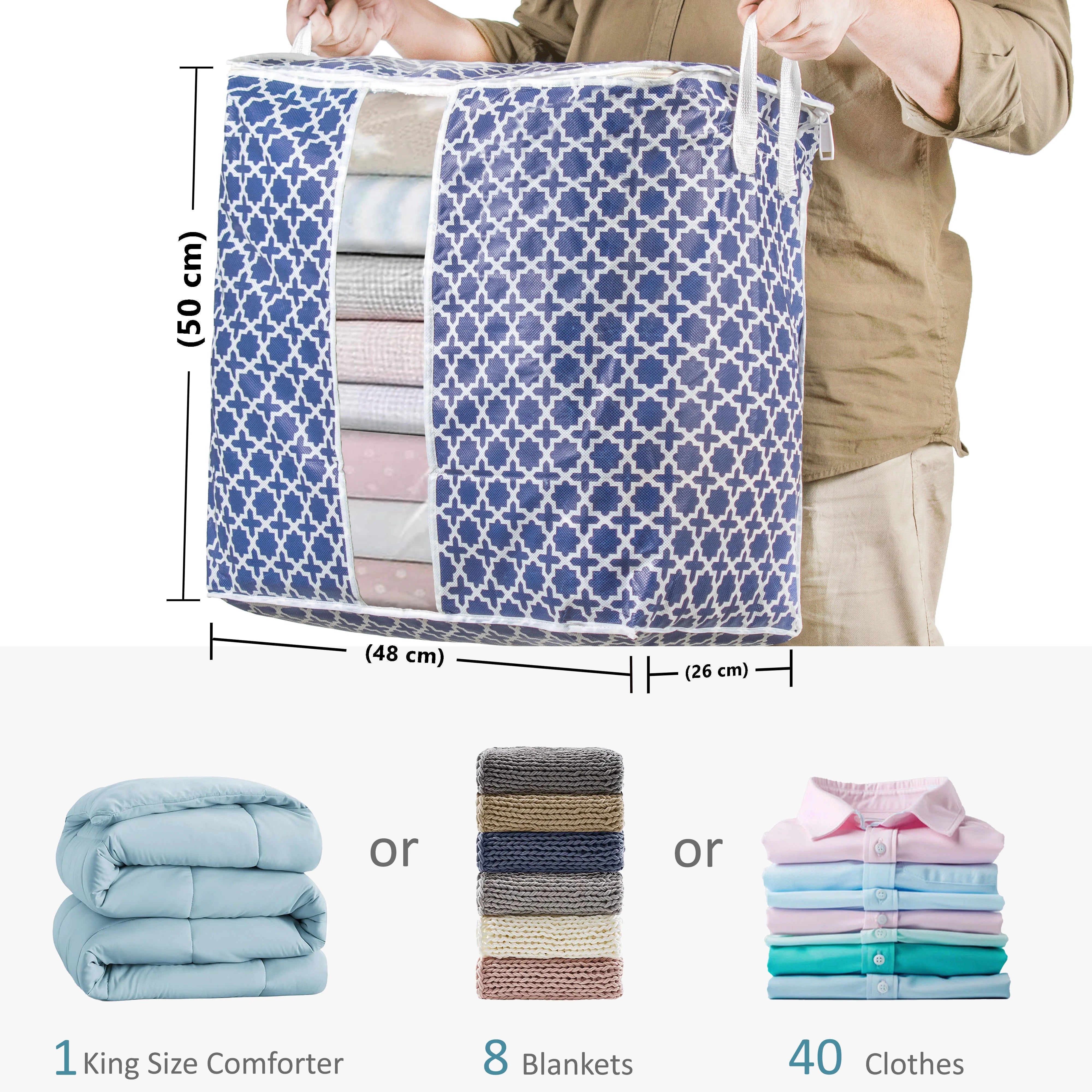 Storage Bag - Moroccan Print – Buy Online Pakistan | NexuSmart.pk
