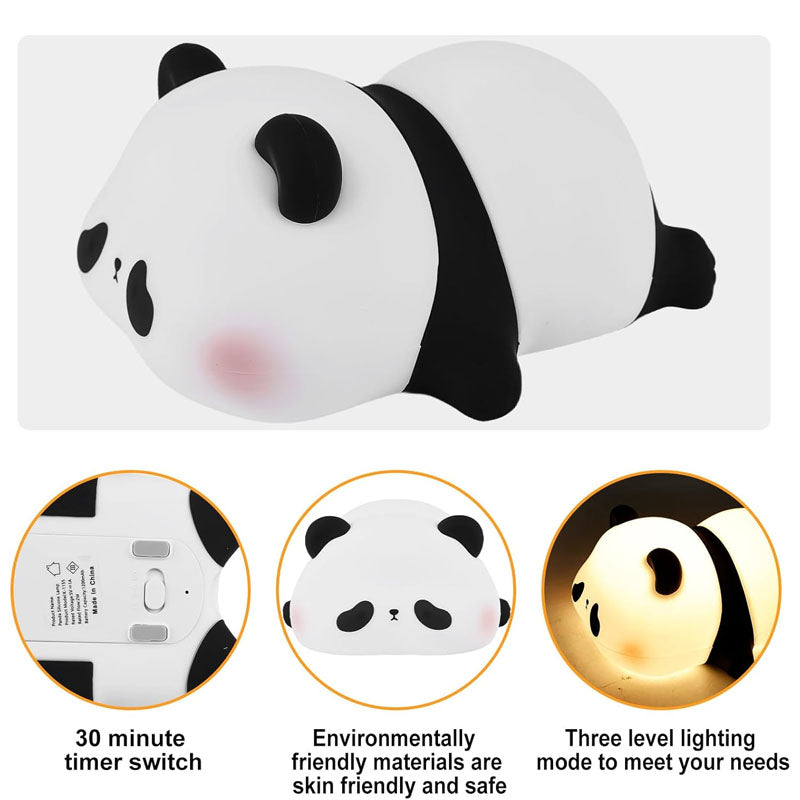 Silicone Sleeping Panda Night Lamp – Buy Online Pakistan | NexuSmart.pk