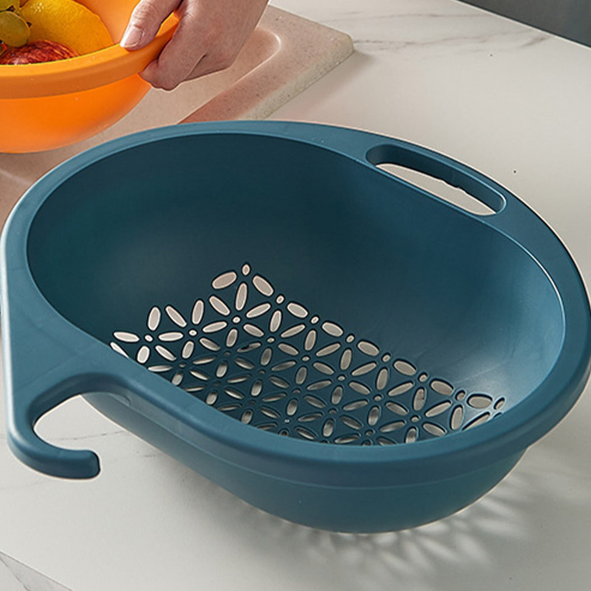Large Multipurpose Sink Drainage Hanging Basket – Kitchen Sink Organizer
