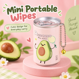 Pack of 30 Mini Portable Wipes with Can Packing – Travel Wipes