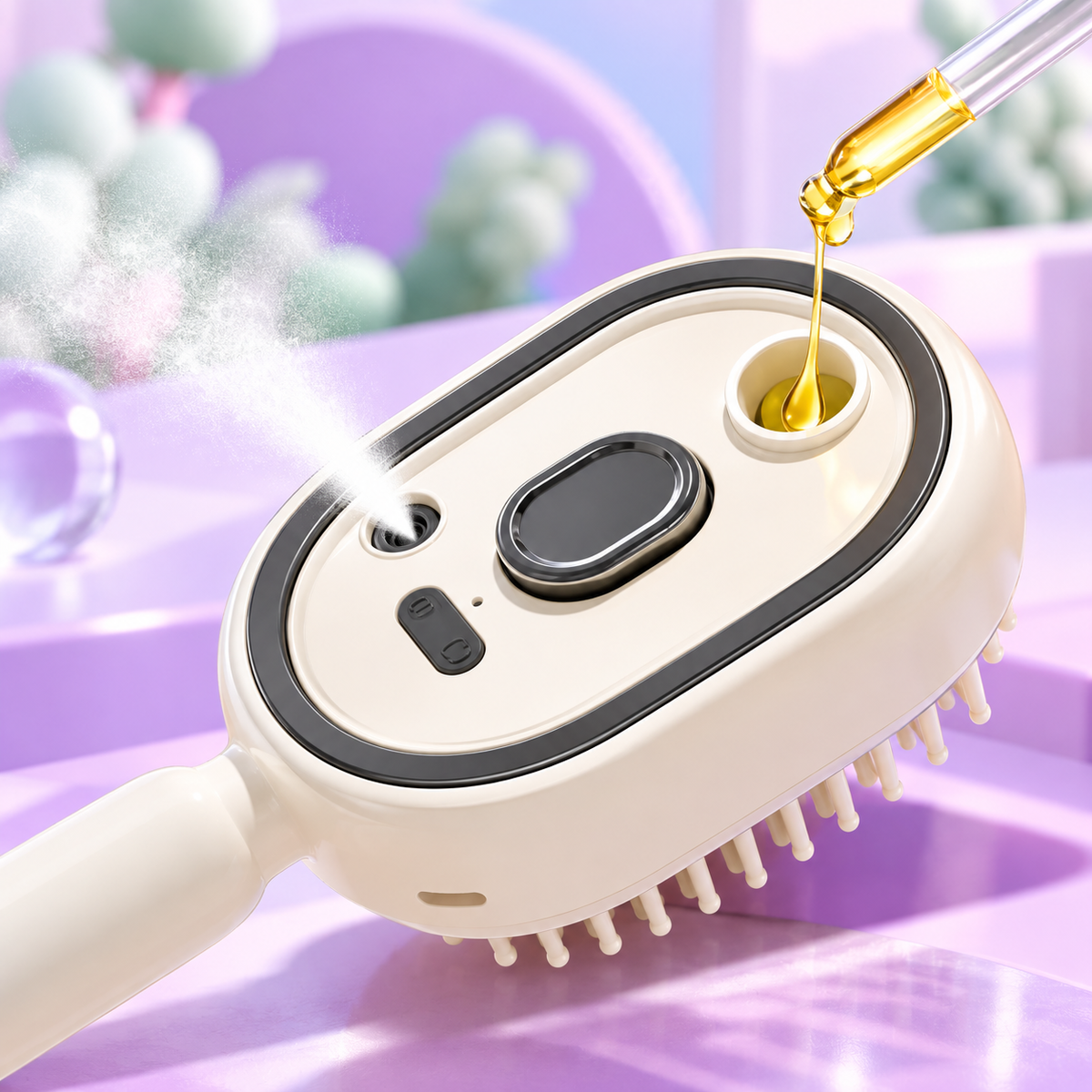 Mist Spray Hair Comb for Easy Hair Styling
