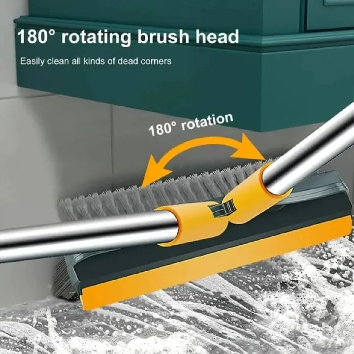 3-in-1 Floor Scrub Brush With Long Telescopic Handle view 2 - Nexusmart Pakistan