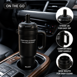 800ml Vacuum Tumbler – Large Reusable Drink Cup