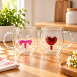Sweet Glass Cup for Everyday Drinks & Serving