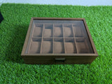 Watch Organizer Box with Transparent Lid – 10 & 12 Slot Variants