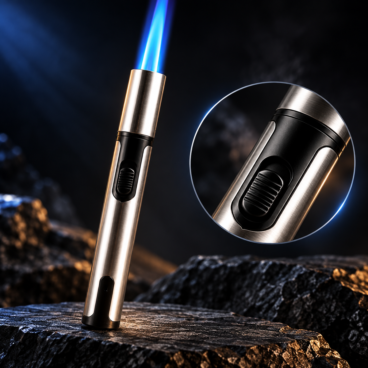 Jet Flame Lighter – Compact Torch-Style Ignition Lighter
