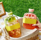 2-in-1 Ice Cube Maker Water Bottle – Portable Ice Mold & Cooler Cup