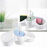 3 in 1 Dish Soap Dispenser with Sponge Holder