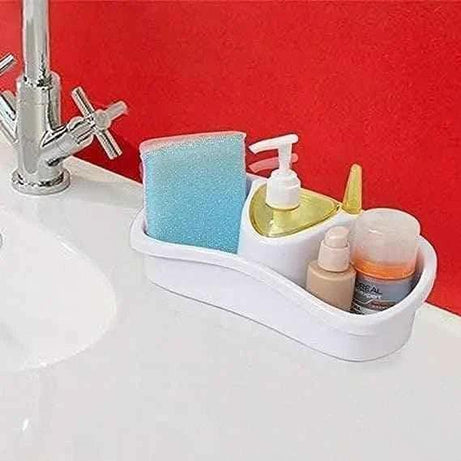 3 in 1 Dish Soap Dispenser with Sponge Holder