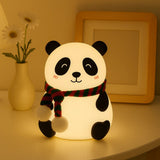 Silicone Panda Night Lamp – Cute Kids Bedside Light