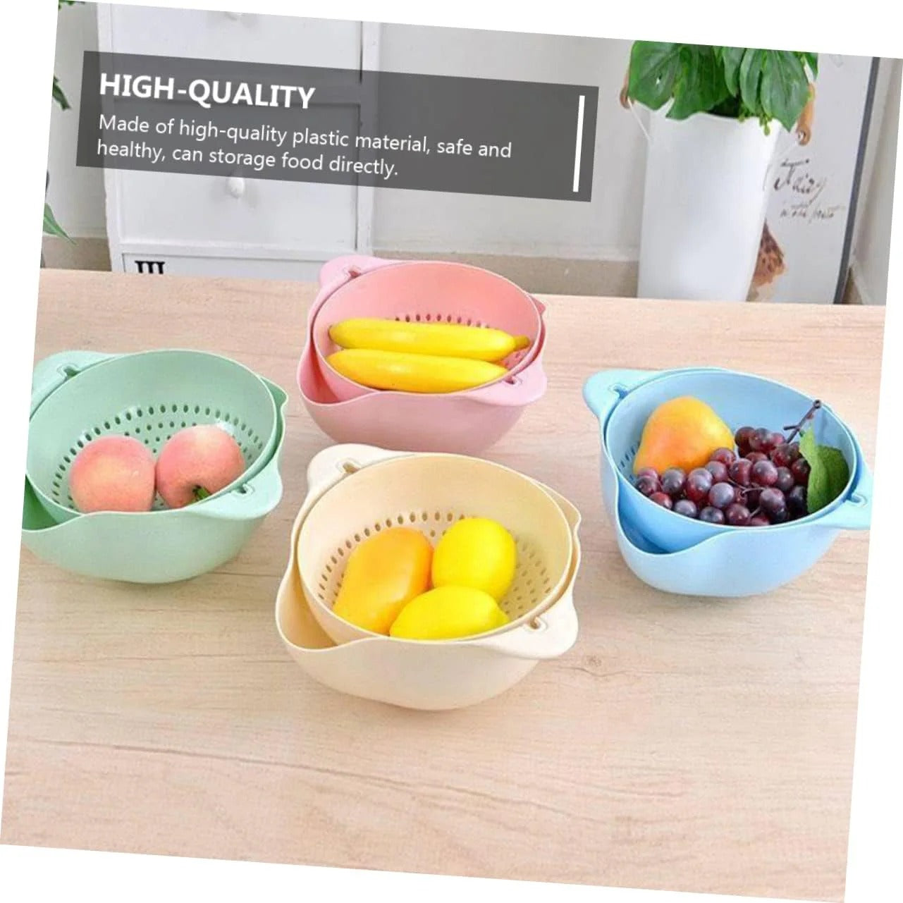 Multipurpose Drainage Bowl Kitchen & Cooking view 4 - Nexusmart Pakistan