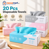 20 Pcs Disposable Towels for Travel & Everyday Use