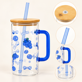 Fruit Design Cute Glass Sipper for Everyday Drinks