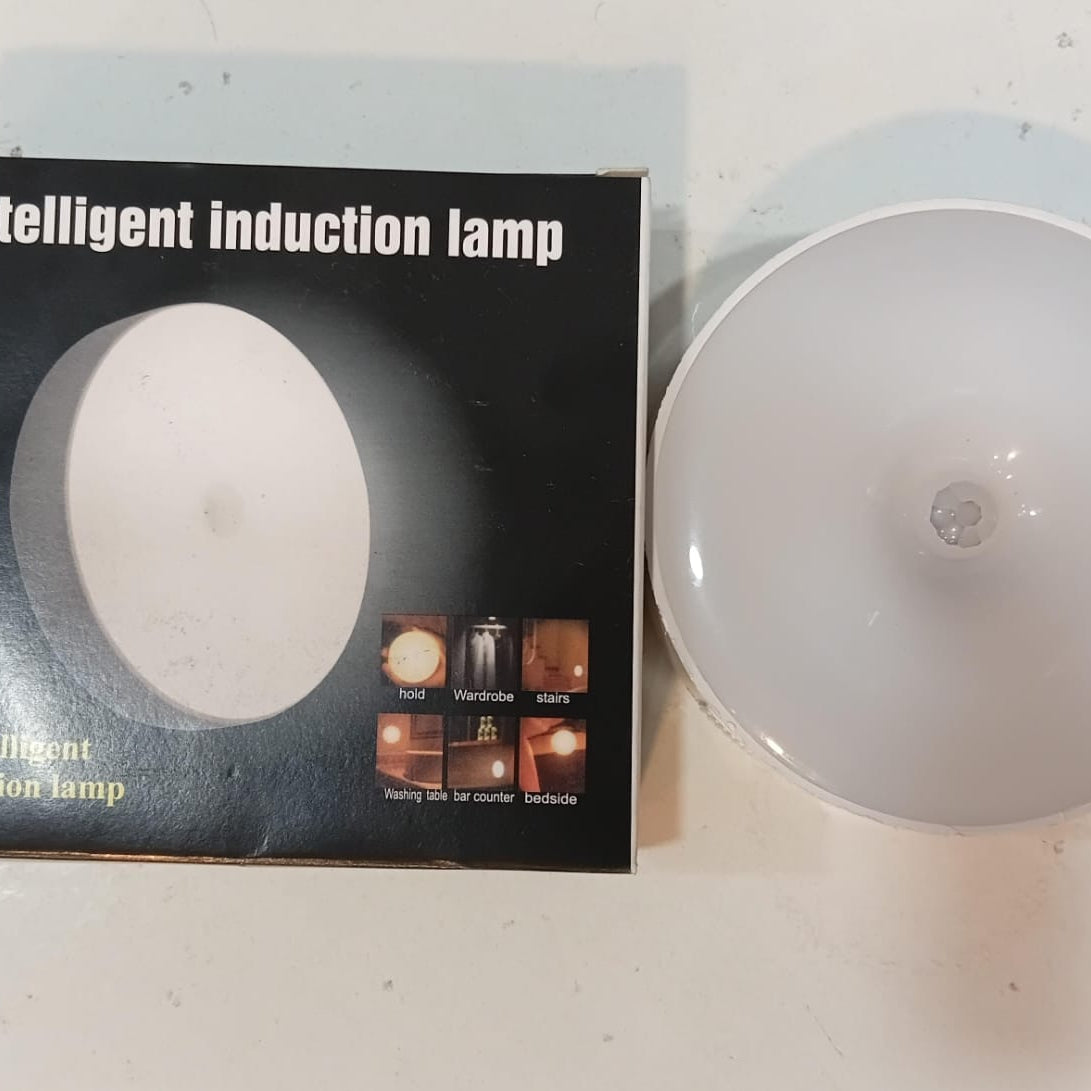 LED Motion Sensor Night Light – USB Rechargeable Wireless Induction Lamp