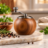Wooden Pepper Grinder – Manual Kitchen Pepper & Spice Mill
