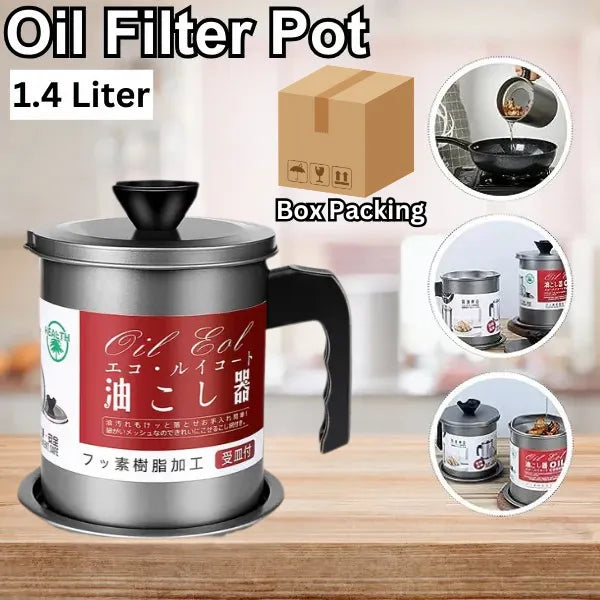 Fryer Oil Filter Jug Home & Kitchen Essentials view 4 - Nexusmart Pakistan