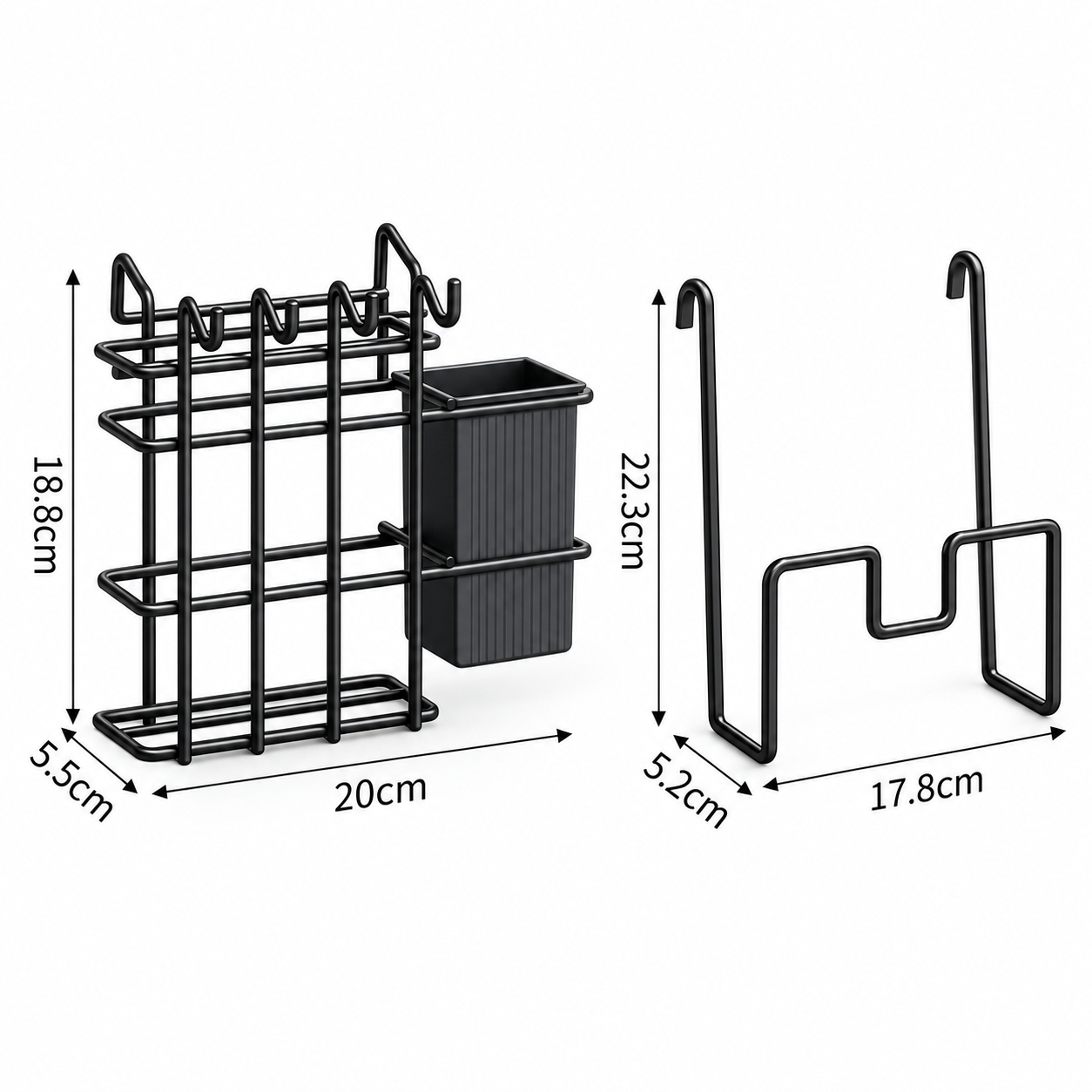 Iron dish rack