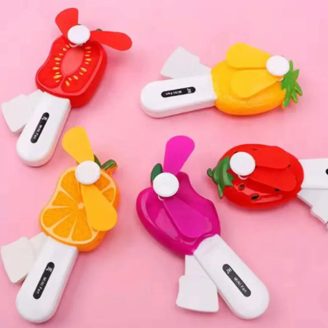 Fruit-Shaped Handheld Fan for Cool Refreshing Breeze