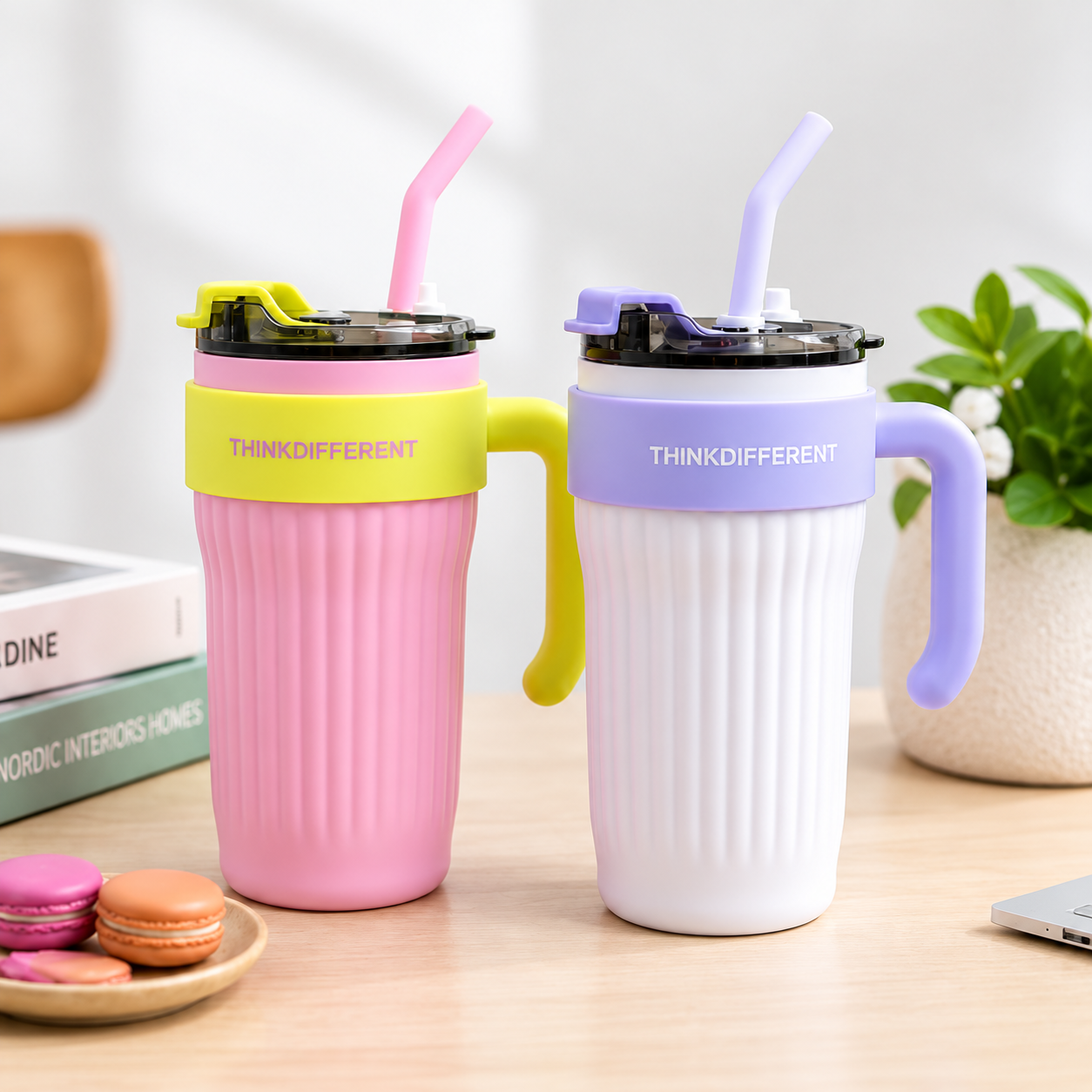 860ml Vacuum Insulated Tumbler – Large Reusable Drink Cup