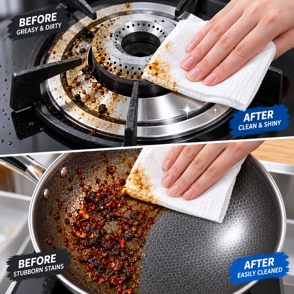 Kitchen Cleaning Wipes – Convenient Wipes for Everyday Kitchen Cleaning