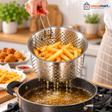 Deep Fry Strainer for Frying & Oil Draining