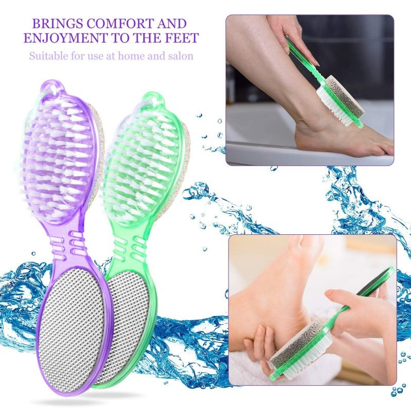 4in1 Pedicure Foot Scrubber Brush Bathroom Accessories view 2 - Nexusmart Pakistan