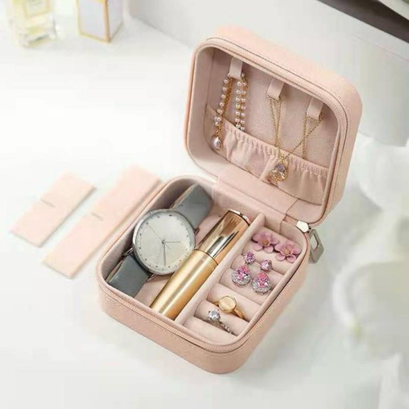 Premium Mini Jewelry Organizer Box Home Organization view 2 - Nexusmart Pakistan