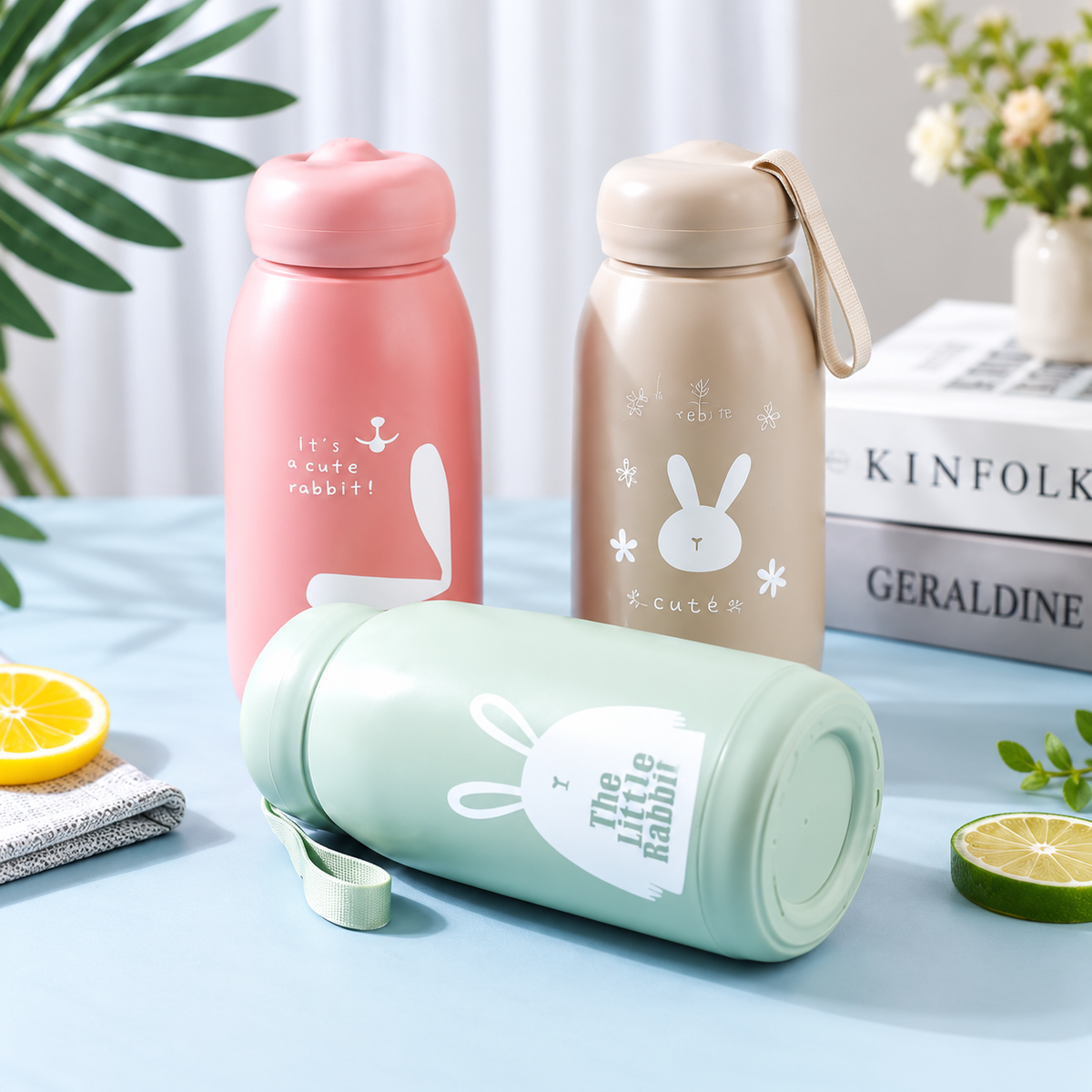 320ml Glass Insulated Water Bottle – Compact Reusable Drinking Bottle