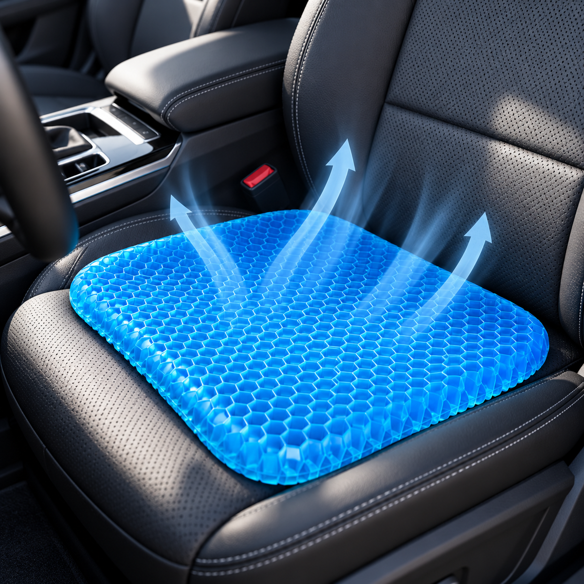 Egg Sitter Gel Seat Cushion with Box – Honeycomb Cooling Design