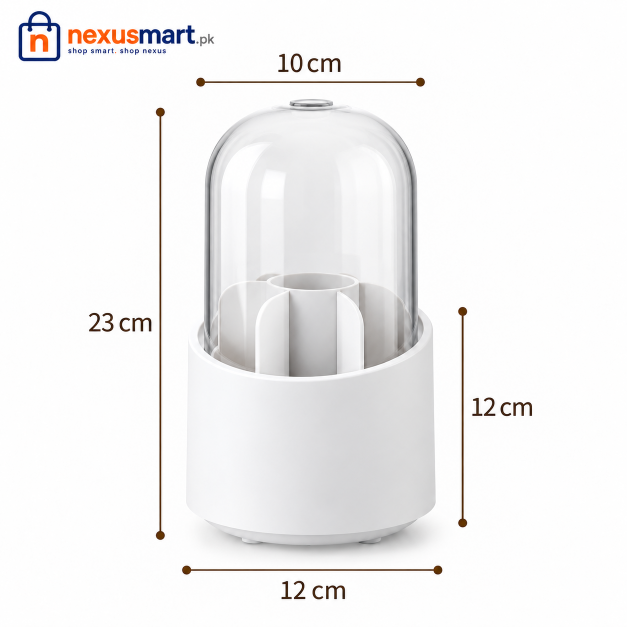 Covered Rotating Brush Holder