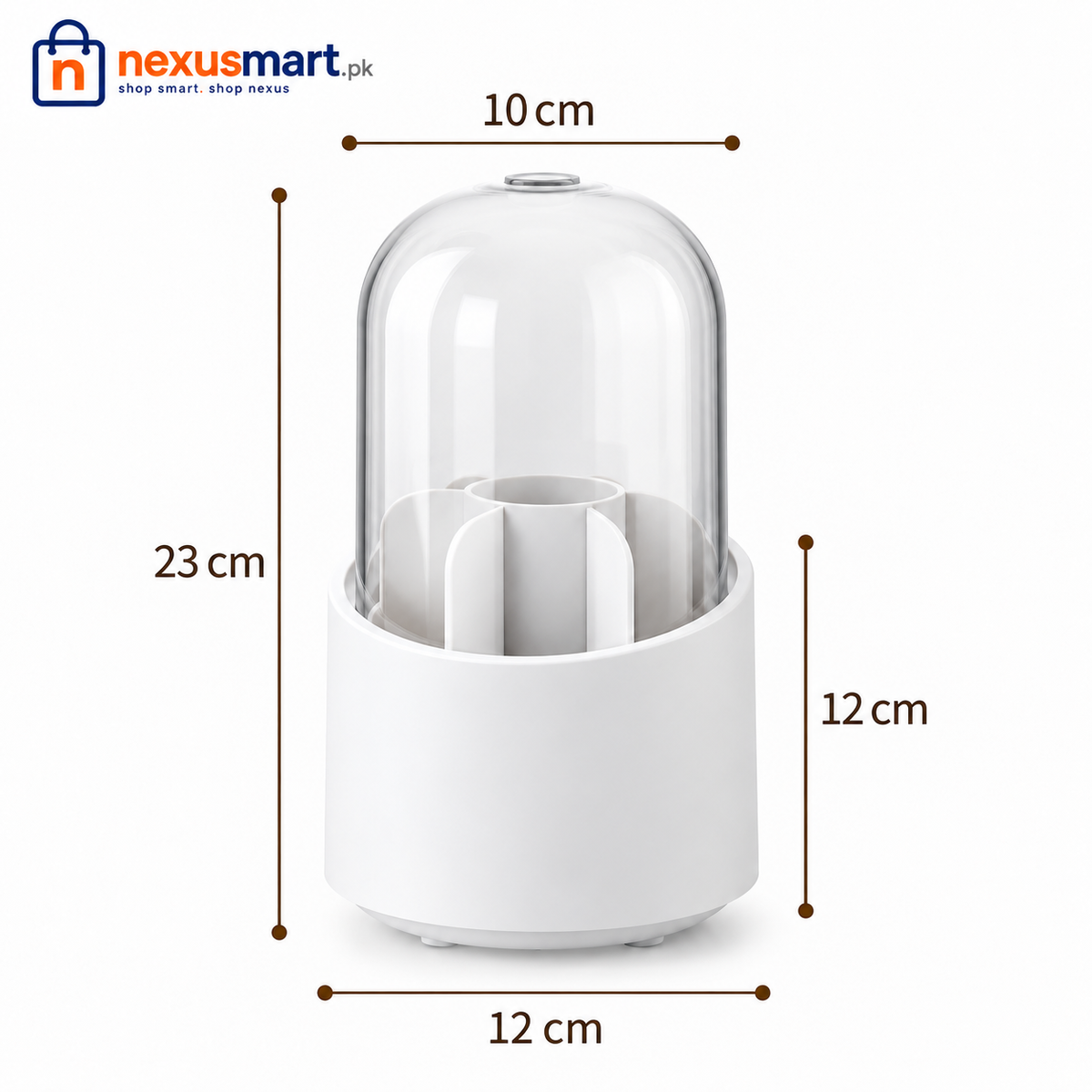 Covered Rotating Brush Holder