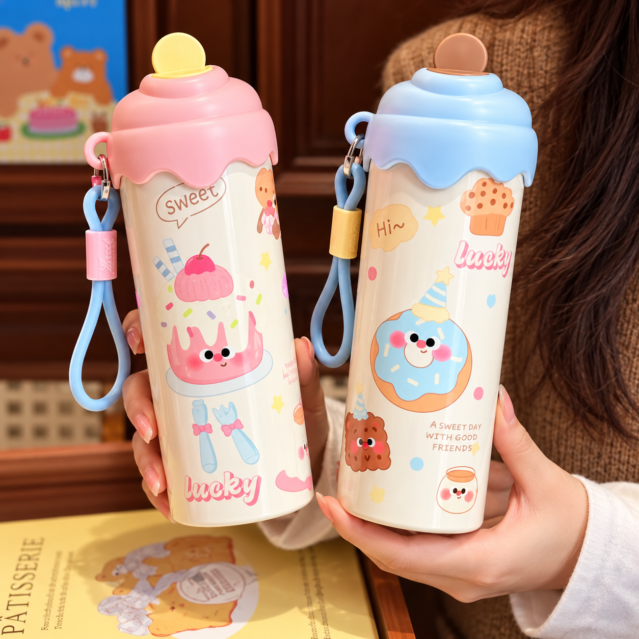 Ice Cream Shape Vacuum Insulated Cup
